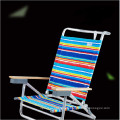 Colorido al aire libre playa reclinable Portable Sun Lounger plegable silla